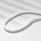 Бусины на нити №4 «Агат белый», 90 бусин - Фото 2