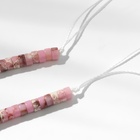 Бусины на нити диск 0.2×0.5 см «Родонит», 38 см - фото 53833196