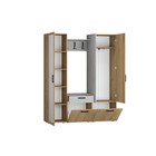 Прихожая «Прайм – 1», 1650×374×2020 мм, цвет дуб крафт золотой/бетонный камень - Фото 3