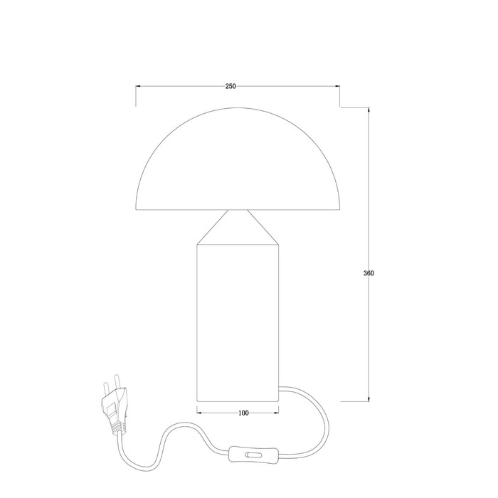 Настольный светильник Eleon, 2xE14, цвет латунь - фото 1909278104