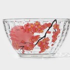 Салатник «Веточка сакуры», стеклянный, 250 мл 9888700