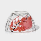 Салатник «Веточка сакуры», стеклянный, 250 мл 9888700