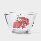 Салатник «Веточка сакуры», стеклянный, 1750 мл, в подарочной упаковке - фото 11275697