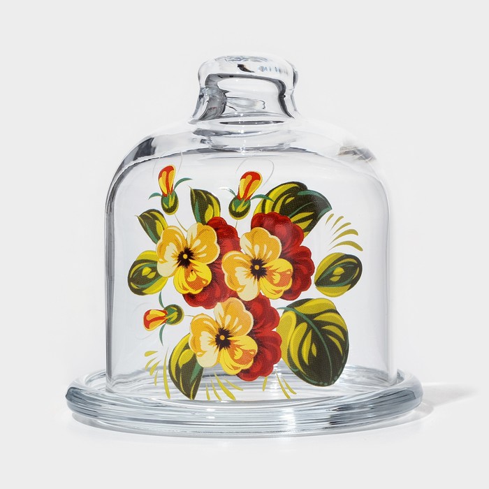 Лимонница «Мелодия цветов», d=10 см, рисунок микс - фото 1907816368