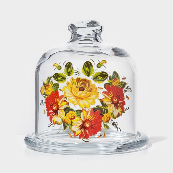 Лимонница «Мелодия цветов», d=10 см, рисунок микс - фото 1907816370