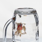 Пивная кружка «Герб России», 500 мл, стекло, прозрачная - Фото 5