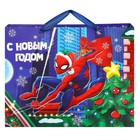 Новый год. Пакет подарочный, 31х40х11 см, упаковка, Человек-паук - Фото 4