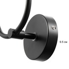 Бра "Андрес" 2хG9 черный 26х42 см - фото 22706512