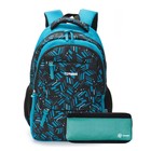 Рюкзак молодежный 45 х 30 х 18 см, эргономичная спинка, + пенал, TORBER CLASS X, голубой T2602-BLU-P - фото 10913256