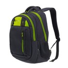 Рюкзак молодежный 45 х 32 х 16 см, эргономичная спинка, + мешок, TORBER CLASS X, чёрный/зелёный T5220-22-BLK-GRN-M - Фото 2