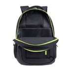 Рюкзак молодежный 45 х 32 х 16 см, эргономичная спинка, + мешок, TORBER CLASS X, чёрный/зелёный T5220-22-BLK-GRN-M - Фото 5