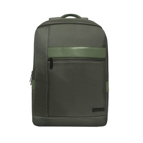 Рюкзак молодежный 44 х 30 х 9,5 см, эргономичная спинка,отделение для ноутбука 15,6", TORBER VECTOR, серый/зелёный T7925-GRE