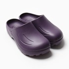 Галоши-сабо женские «Алва» цвет баклажан, размер 36 - Фото 1