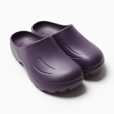 Галоши-сабо женские «Алва» цвет баклажан, размер 36