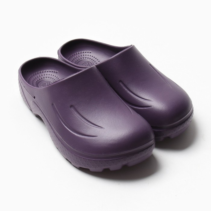 Галоши-сабо женские «Алва» цвет баклажан, размер 36 - Фото 1