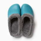 Галоши-сабо женские утепленные «Монтана» цвет изумрудный, размер 38 - Фото 4