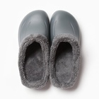 Галоши-сабо женские утепленные «Монтана» цвет серый, размер 37 9882193