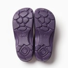 Галоши женские утепленные "Коро с отворотом" цвет баклажан/горох фиолет, размер 36 - Фото 3