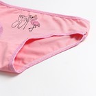 Трусы для девочки, цвет розовый/фламинго рост 110-122 см - фото 25374613