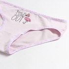 Трусы для девочки, цвет сиреневый/фламинго рост 110-122 см - фото 31577834
