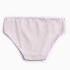 Трусы для девочки, цвет сиреневый/фламинго рост 110-122 см - фото 31577835