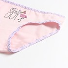 Трусы для девочки, цвет ягодный/фламинго, рост 110-122 см - фото 27193016