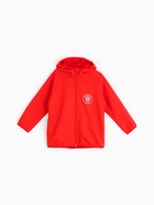 Ветровка детская с капюшоном MINAKU, красная, рост 140 см - Фото 11