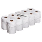 Набор чековой термоленты, 10 штук, ширина 57 мм, длина 29 м, втулка 12 мм, 48 г/м² - Фото 2