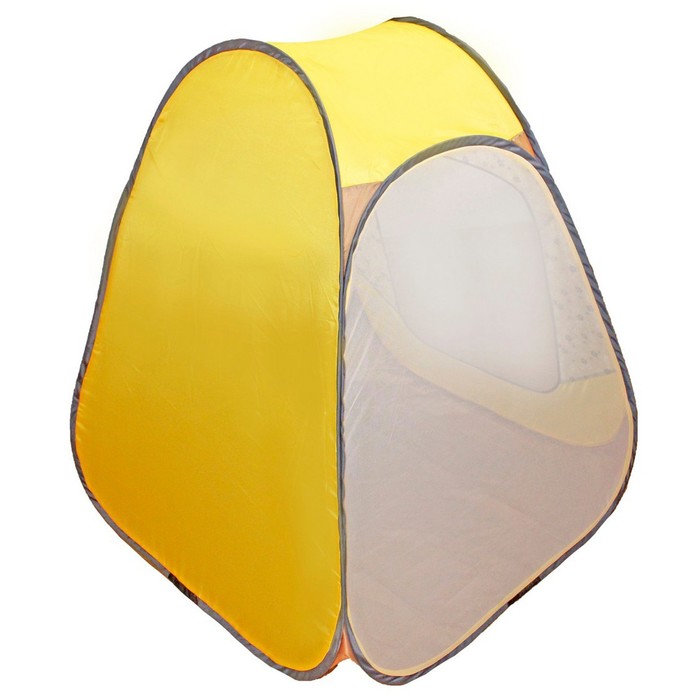 Палатка детская игровая «Радужный домик» 80 × 55 × 40 см, принт «Цветы на жёлтом» - фото 1909278799