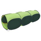 Тоннель, 3-секционный Belon familia, цвет зелёный + салатовый - фото 4752498
