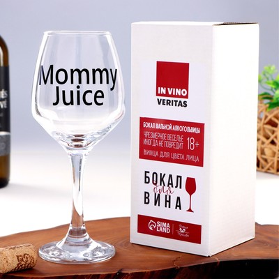 Бокал для вина "Mommy Juice" 350 мл