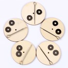 Крепления для суставов игрушек, диски 20 шт. по 5 см, шайбы 20 шт., шплинт 10 шт. - Фото 3