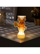 Световая картинка на подставке «Оленёнок», 11 см, 1 LED, от батареек, свечение тёплое белое - Фото 4