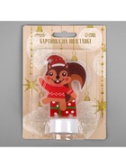 Световая картинка на подставке «Белочка», 11 см, 1 LED, от батареек, свечение тёплое белое - Фото 7