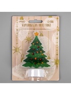 Световая картинка на подставке «Ёлочка», 11 см, 1 LED, от батареек, свечение тёплое белое - Фото 7