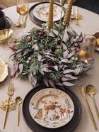 Венок новогодний d=38 см «Зимнее волшебство. Уютная сказка» листья, шишки, зелень - Фото 2