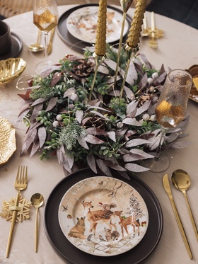 Венок новогодний d=38 см «Зимнее волшебство. Уютная сказка» листья, шишки, зелень