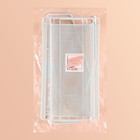Органайзер для хранения косметических средств/принадлежностей, двухуровневый, 35 × 17 × 8 см, цвет белый - Фото 6