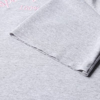 Футболка женская MINAKU FIT: SPORTY & STYLISH, светло-серая, размер 42