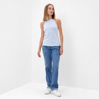 Майка женская MINAKU: SPORTY & STYLISH цвет светло-голубой,р-р 42 - Фото 2