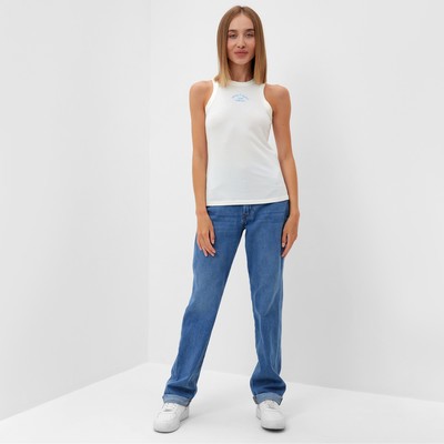 Майка женская MINAKU: SPORTY & STYLISH, цвет экрю, размер 48