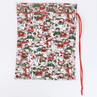 Мешок подарочный «Пара снеговиков», р. 45 × 35 см, органза - фото 9607827