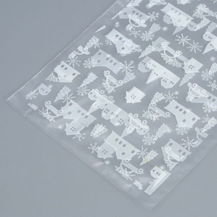 Пакет подарочный пропиленовый «Город», 12.5 х 18 см 9716092