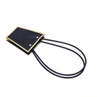 Сумка для цветов «Чёрная», с тиснением, влагостойкая, 12×12 - 8×8 - 12.5 см - Фото 3