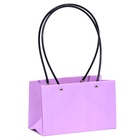 Сумка для цветов «Лиловая», влагостойкая, 22×10.5×13.5 см - Фото 2