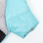 Комбинезон «Анорак» светоотражающий, размер 10 (ДС 25, ОГ 34, ОШ 24 см), чёрно-голубой - Фото 13