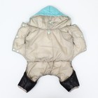 Комбинезон "Анорак" светоотражающий, размер 12 (ДС 28, ОГ 38, ОШ 27 см), чёрно-голубой - Фото 10