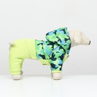 Комбинезон "Go-Иди" с утяжкой, размер 14 (ДС 32, ОГ 42, ОШ 31 см), зелёный/камуфляж - фото 22707626