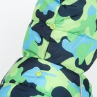 Комбинезон "Go-Иди" с утяжкой, размер 14 (ДС 32, ОГ 42, ОШ 31 см), зелёный/камуфляж - фото 22707630