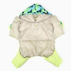 Комбинезон "Go-Иди" с утяжкой, размер 14 (ДС 32, ОГ 42, ОШ 31 см), зелёный/камуфляж - фото 22707633